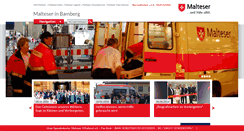 Desktop Screenshot of malteser-bamberg.de